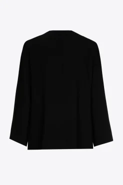 Bluse mit V-Ausschnitt