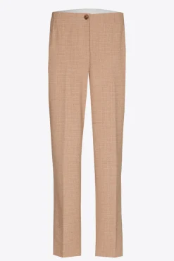 Bouclé-Hose mit schmalem Bein