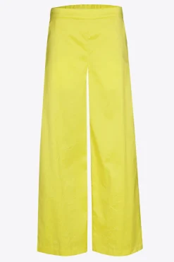 Crinkle-Hose mit weitem Bein