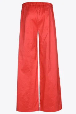 Crinkle-Hose mit weitem Bein