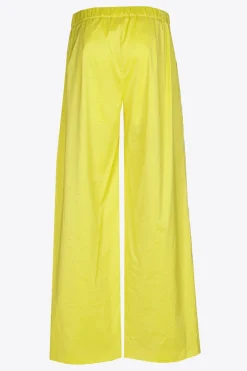 Crinkle-Hose mit weitem Bein