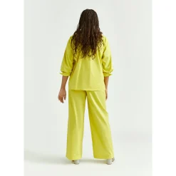 Crinkle-Hose mit weitem Bein
