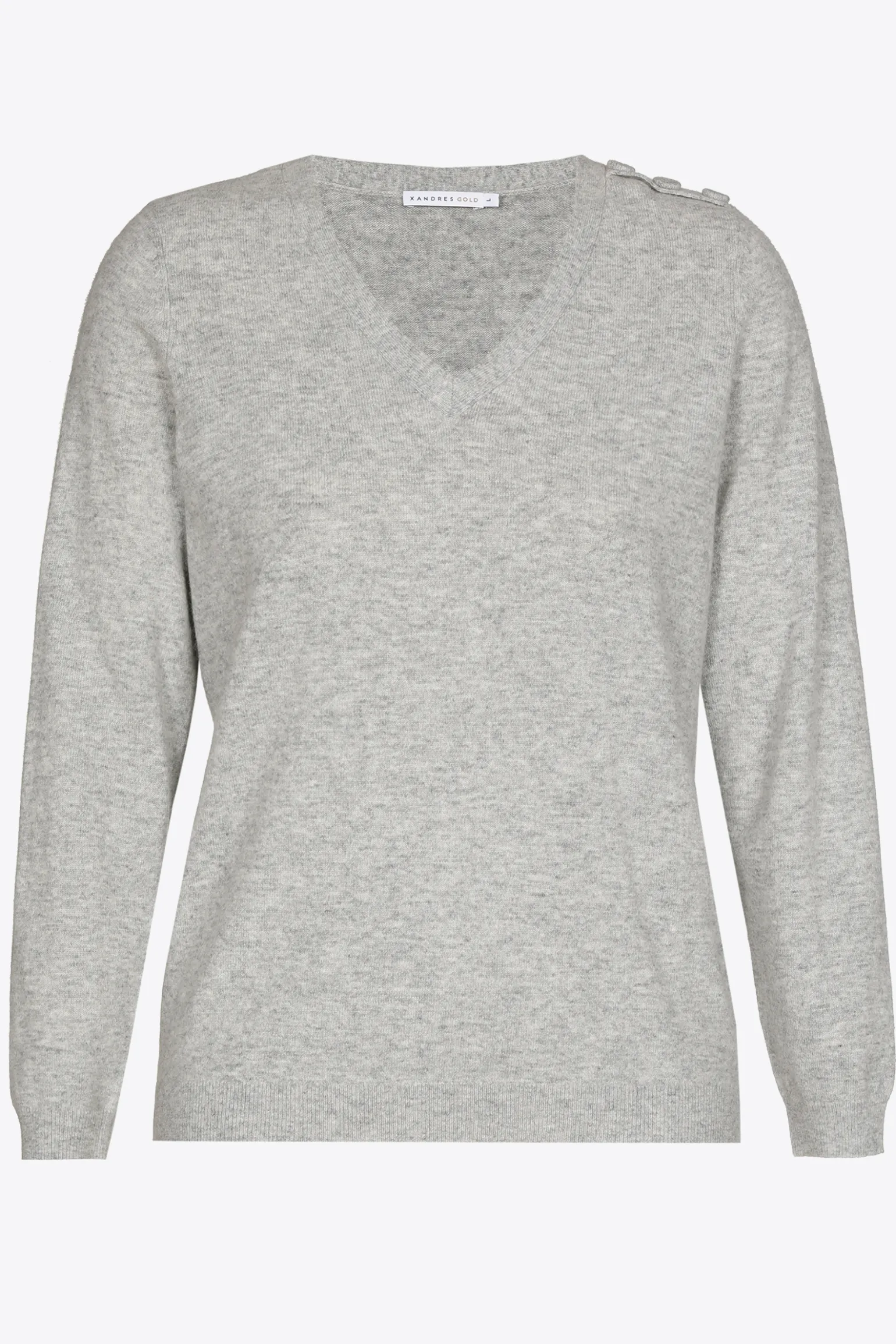 Feinstrickpullover mit V-Ausschnitt