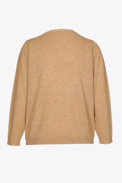 Feinstrickpullover mit V-Ausschnitt
