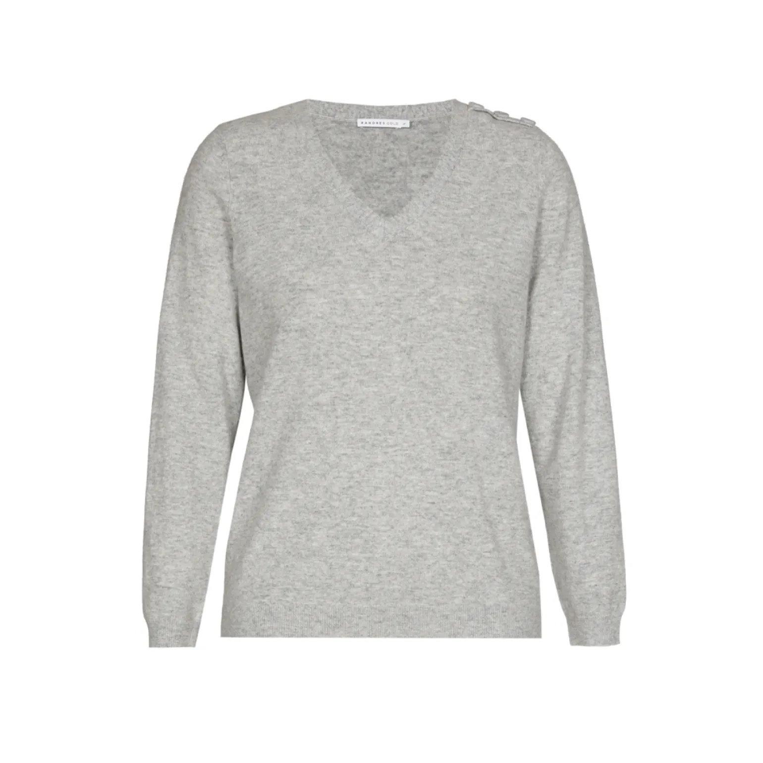 Feinstrickpullover mit V-Ausschnitt
