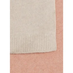 Feinstrickschal mit Farbblockmuster mit Wollanteil