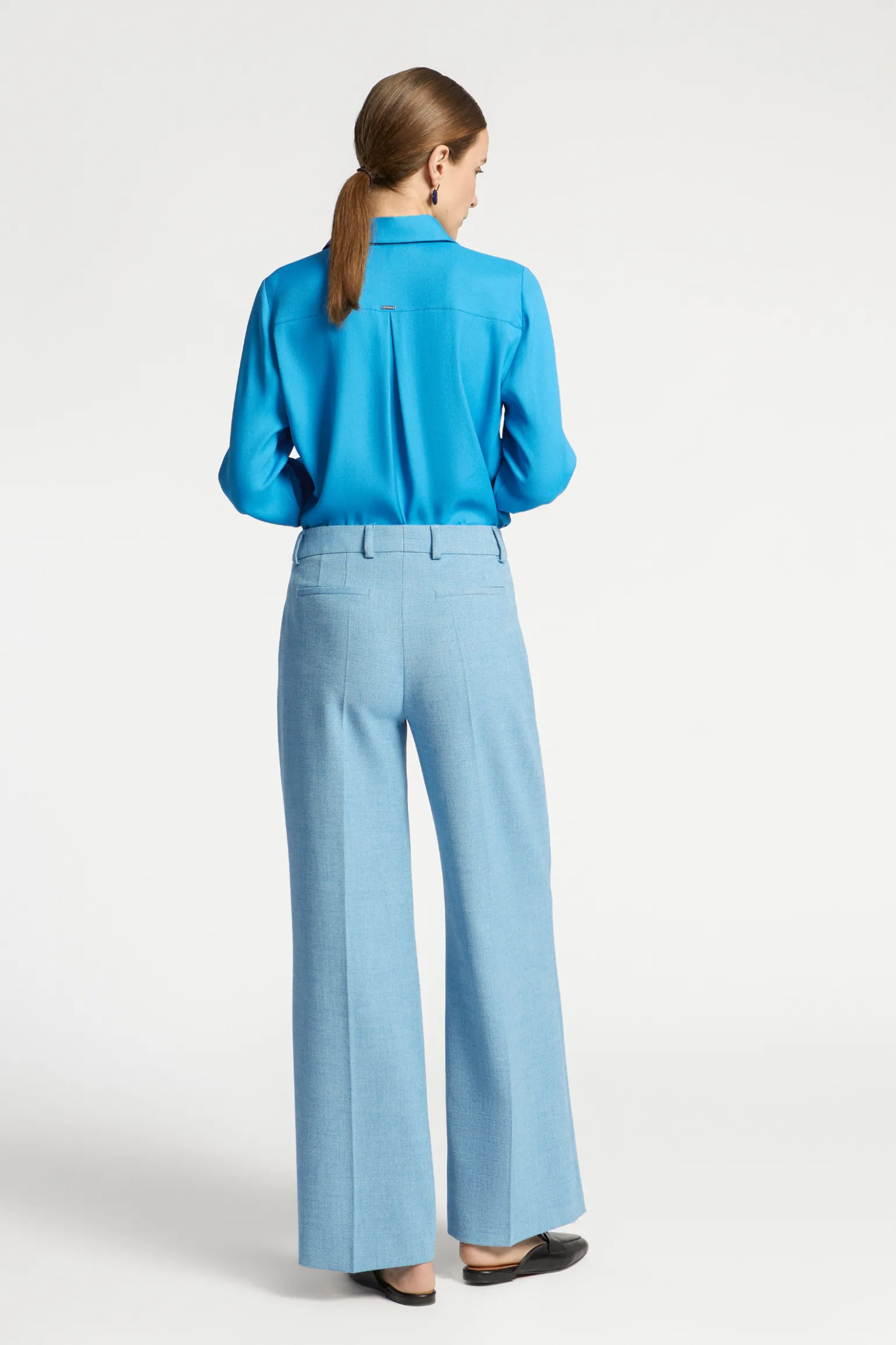 Formelle Bluse mit Hemdkragen