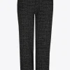 Formelle Hose aus Bouclé-Stoff