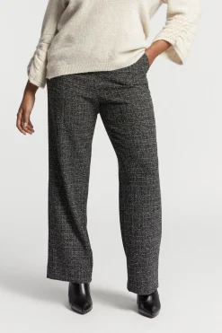 Formelle Hose aus Bouclé-Stoff