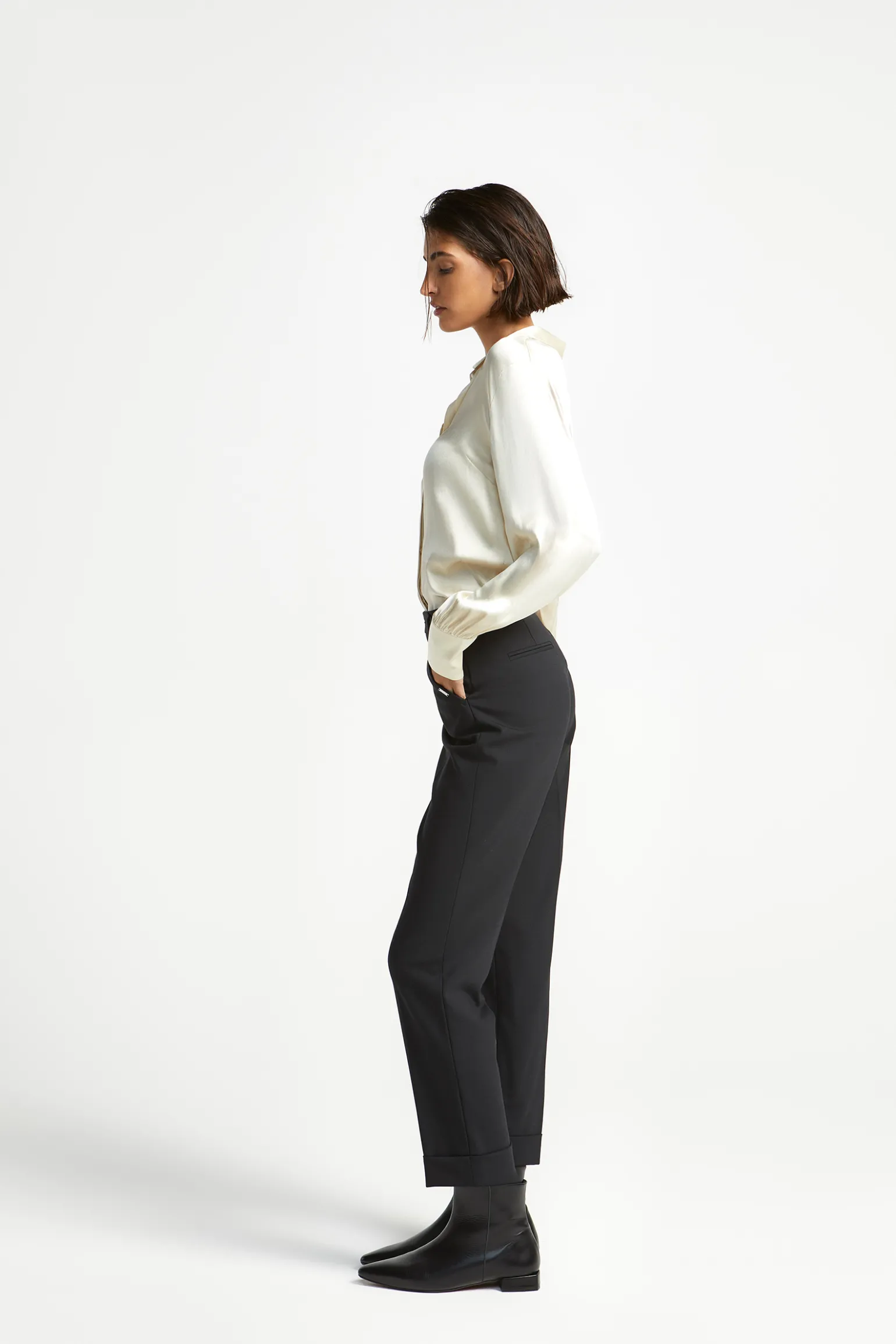 Formelle Hose mit schmalem Bein