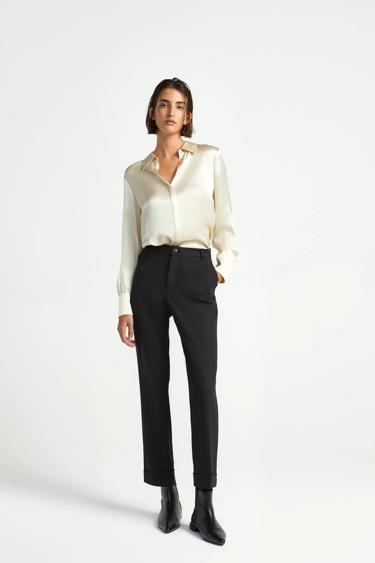 Formelle Hose mit schmalem Bein