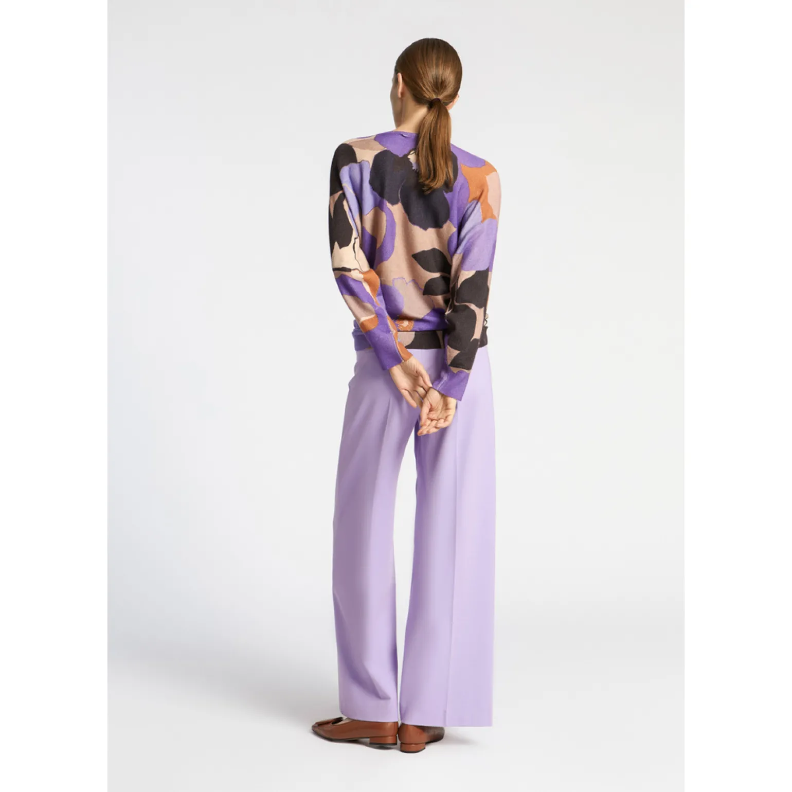 Formelle Hose mit weitem Bein