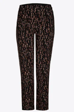 Gemusterte Stretchhose