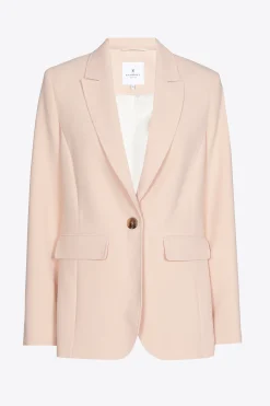 Gerade geschnittener Blazer mit Reverskragen