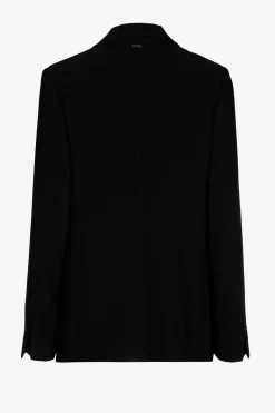 Gerade geschnittener Blazer mit Reverskragen