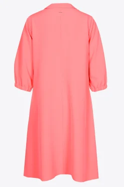 Gerade geschnittenes Kleid aus Twill