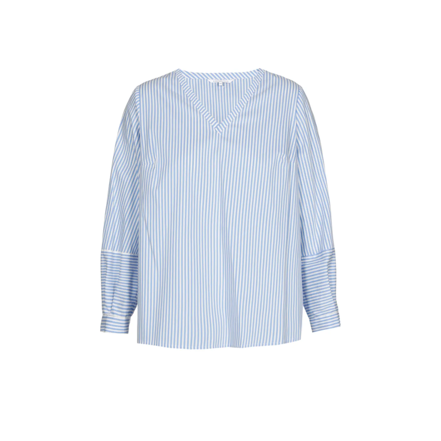 Gestreifte Bluse mit Stretchanteil