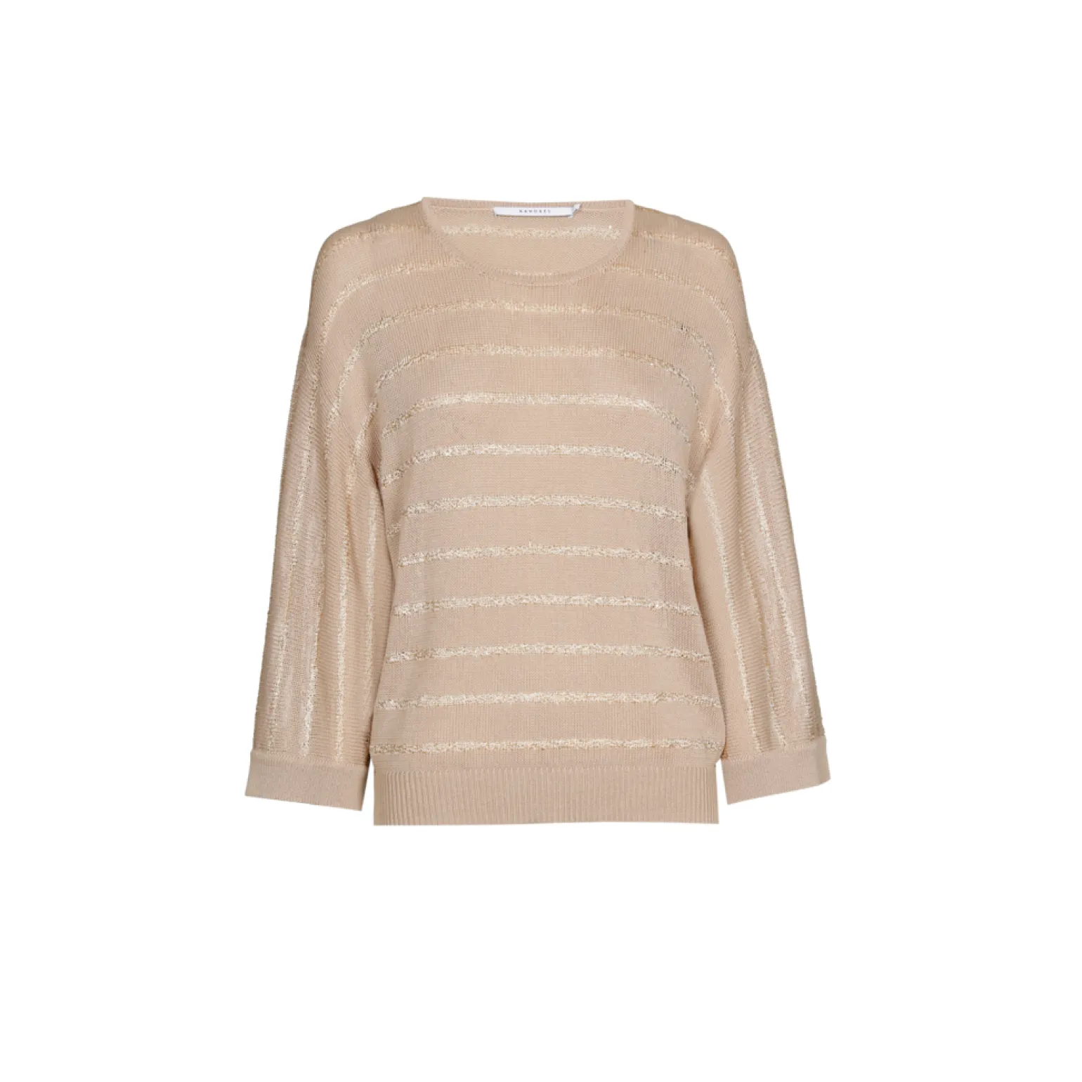 Gestreifter Pullover aus feiner Viskose