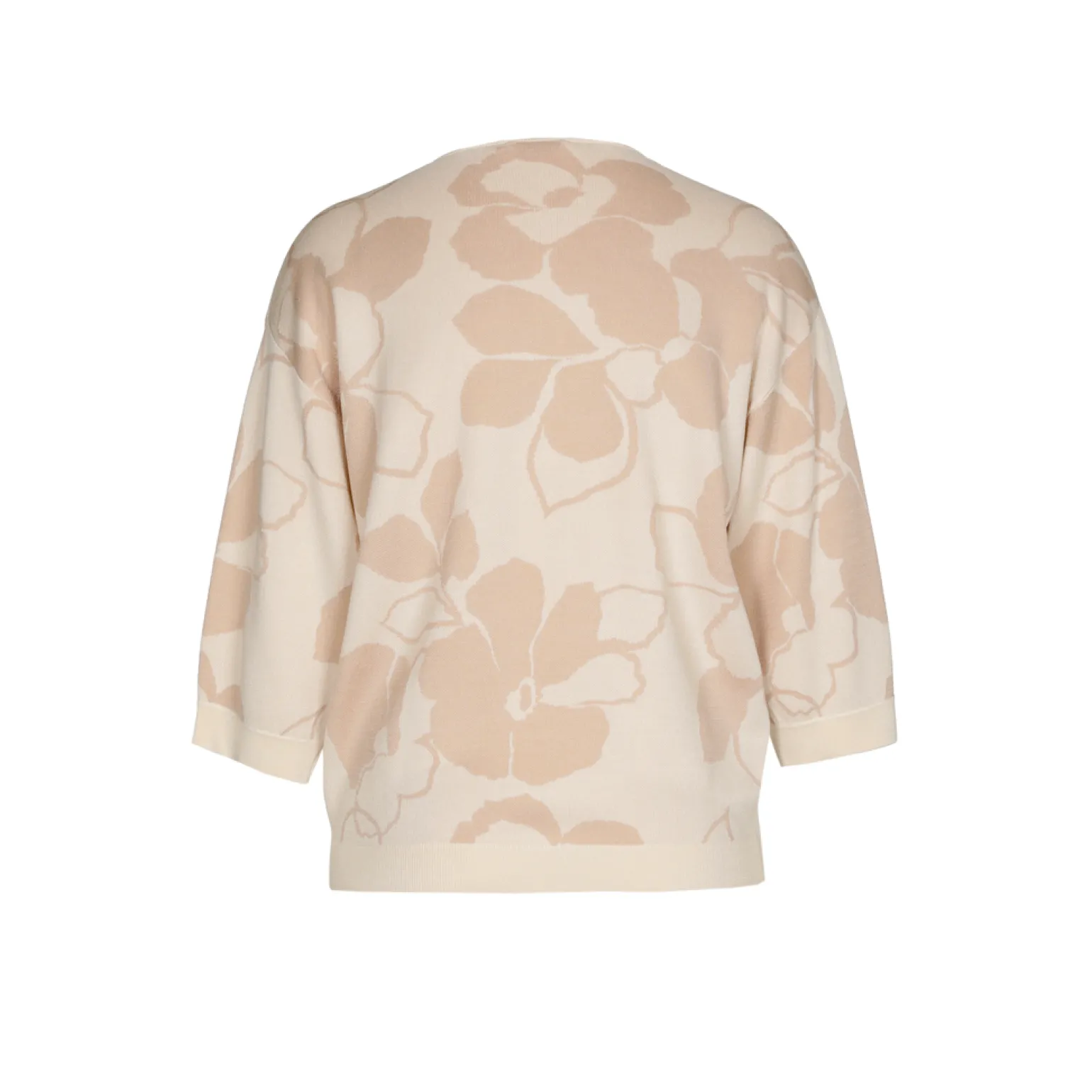 Großzügig geschnittener Pullover mit Blumenmuster