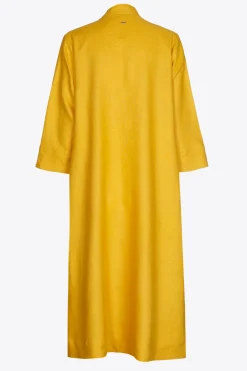 Halblanges Leinenkleid