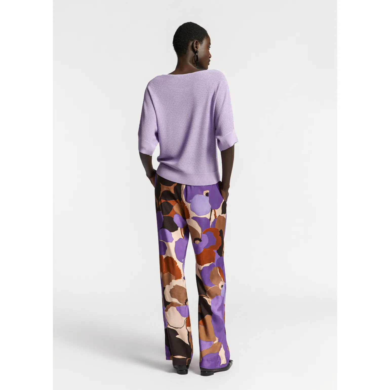 Hose mit Blumenmuster