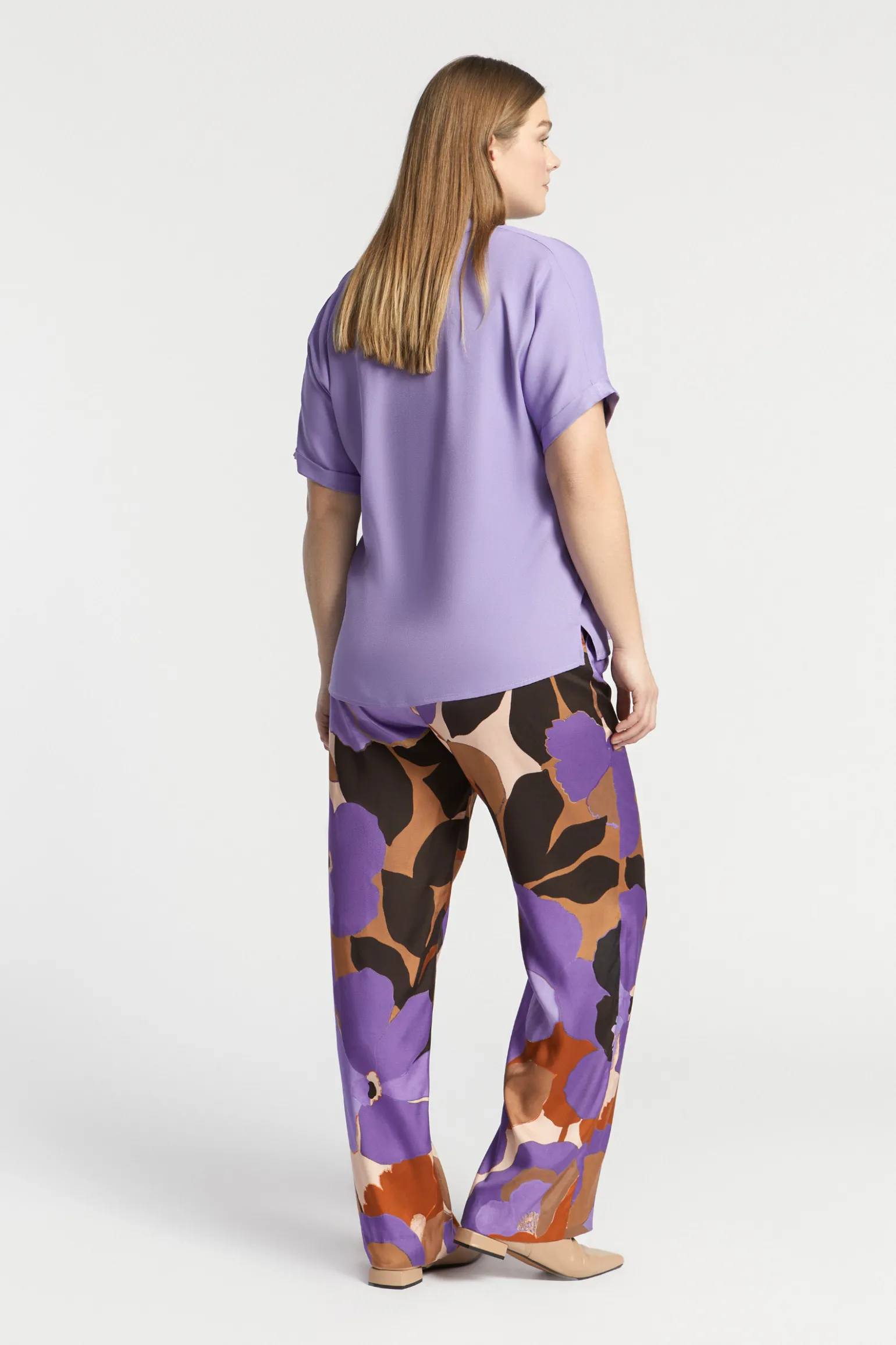 Hose mit Blumenmuster