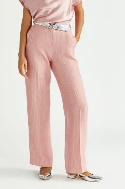 Hose mit Lurex-Nadelstreifen