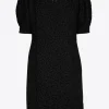 Jacquardkleid mit Blumenmuster