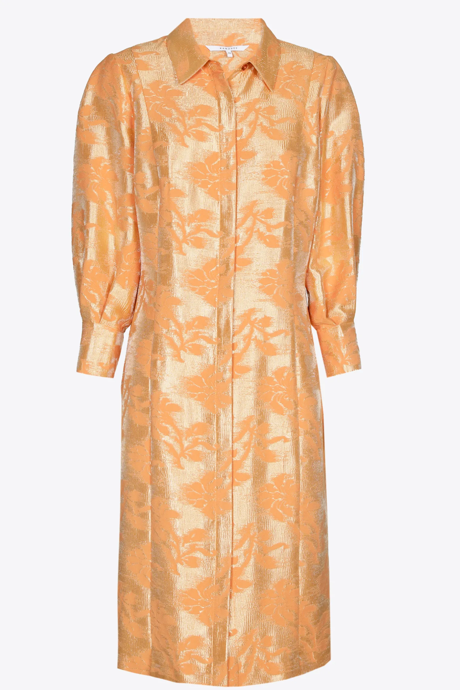 Jacquardkleid mit Blumenmuster