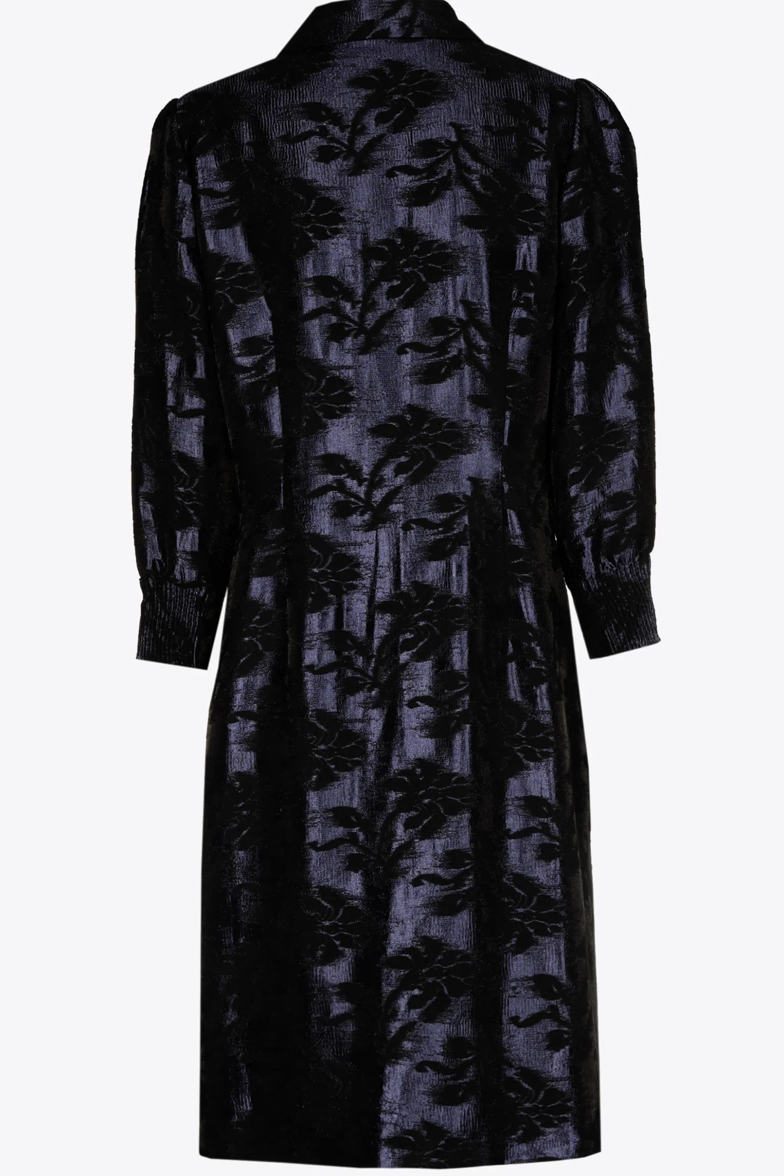 Jacquardkleid mit Blumenmuster