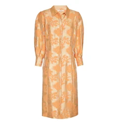 Jacquardkleid mit Blumenmuster
