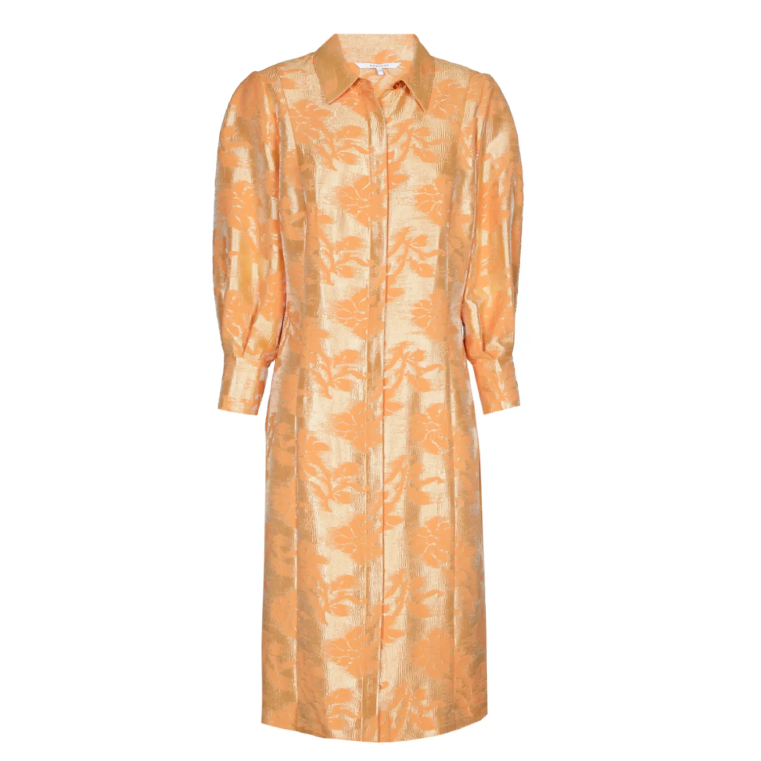 Jacquardkleid mit Blumenmuster