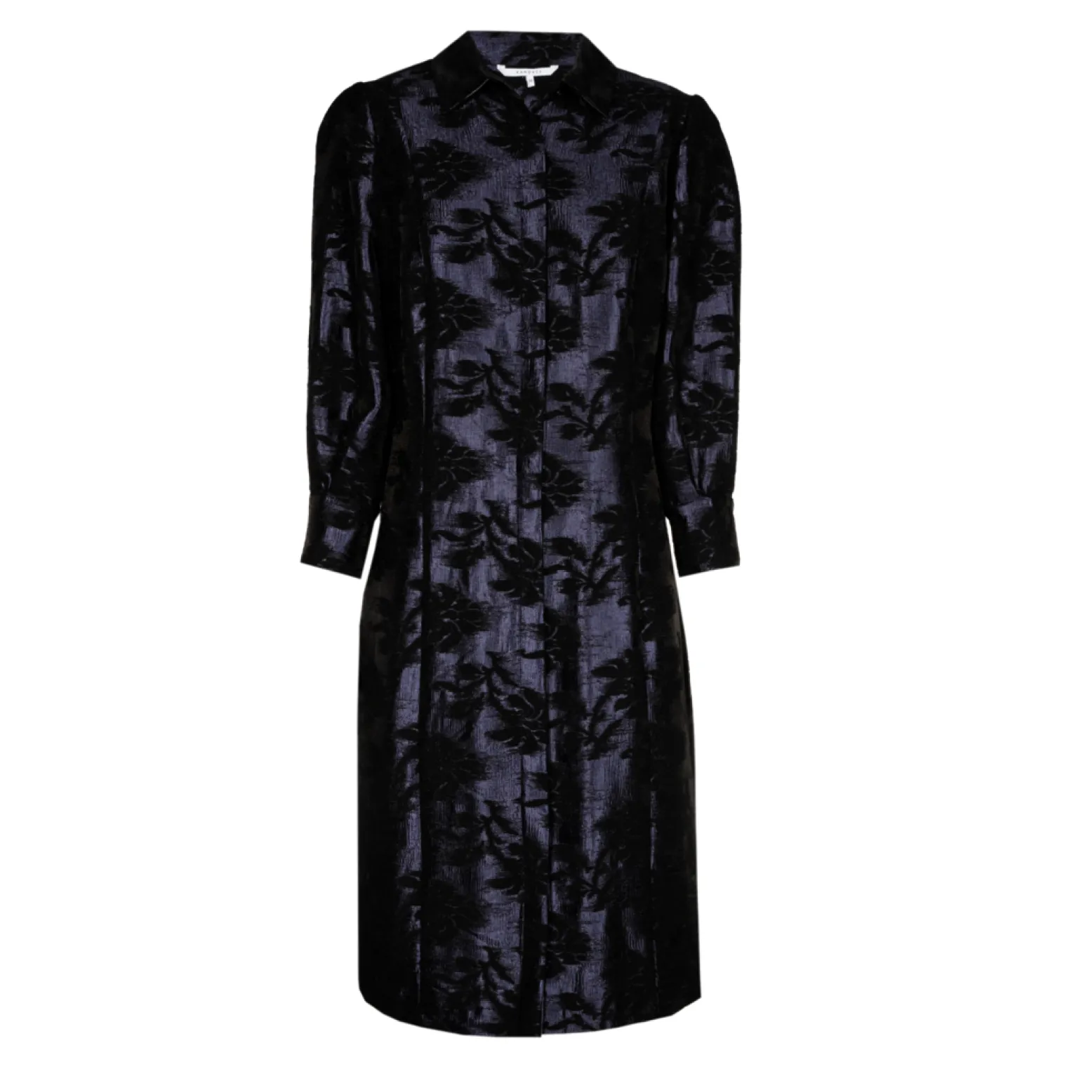 Jacquardkleid mit Blumenmuster