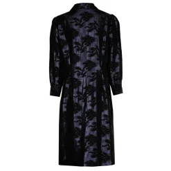 Jacquardkleid mit Blumenmuster