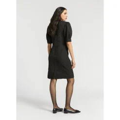 Jacquardkleid mit Blumenmuster
