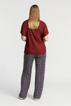 Jerseyhose mit Fantasiemuster