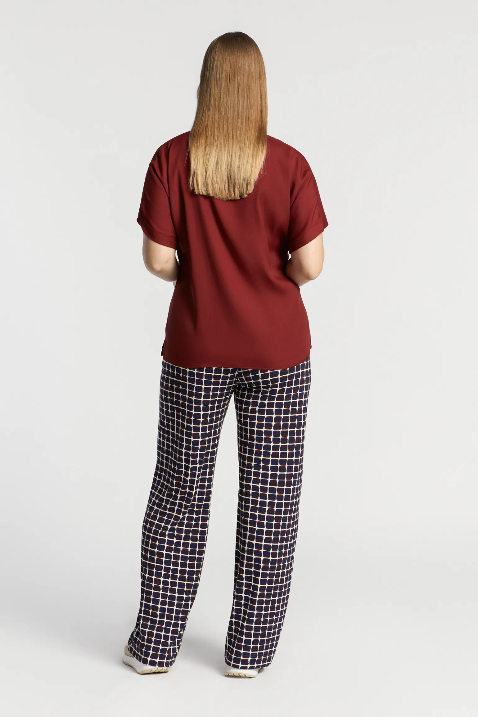 Jerseyhose mit Fantasiemuster