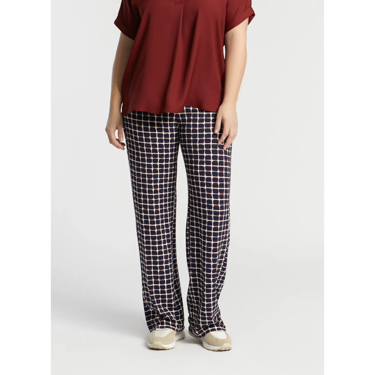 Jerseyhose mit Fantasiemuster