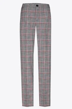 Karohose mit schmalem Bein
