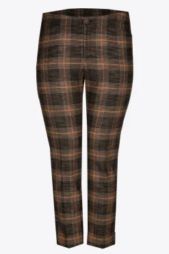 Karohose mit schmalem Bein