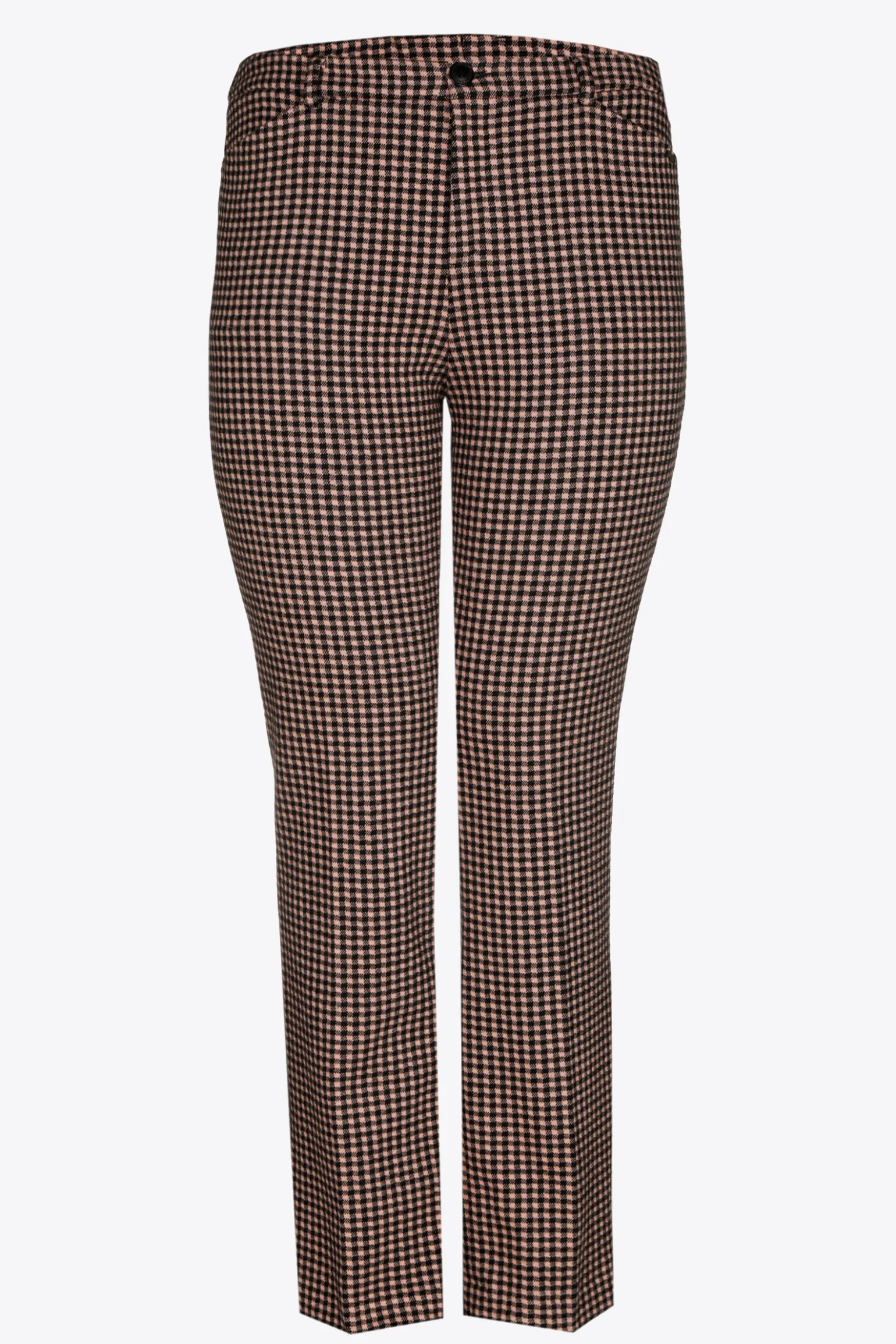 Karohose mit schmalem Bein
