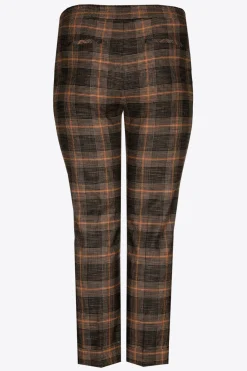 Karohose mit schmalem Bein
