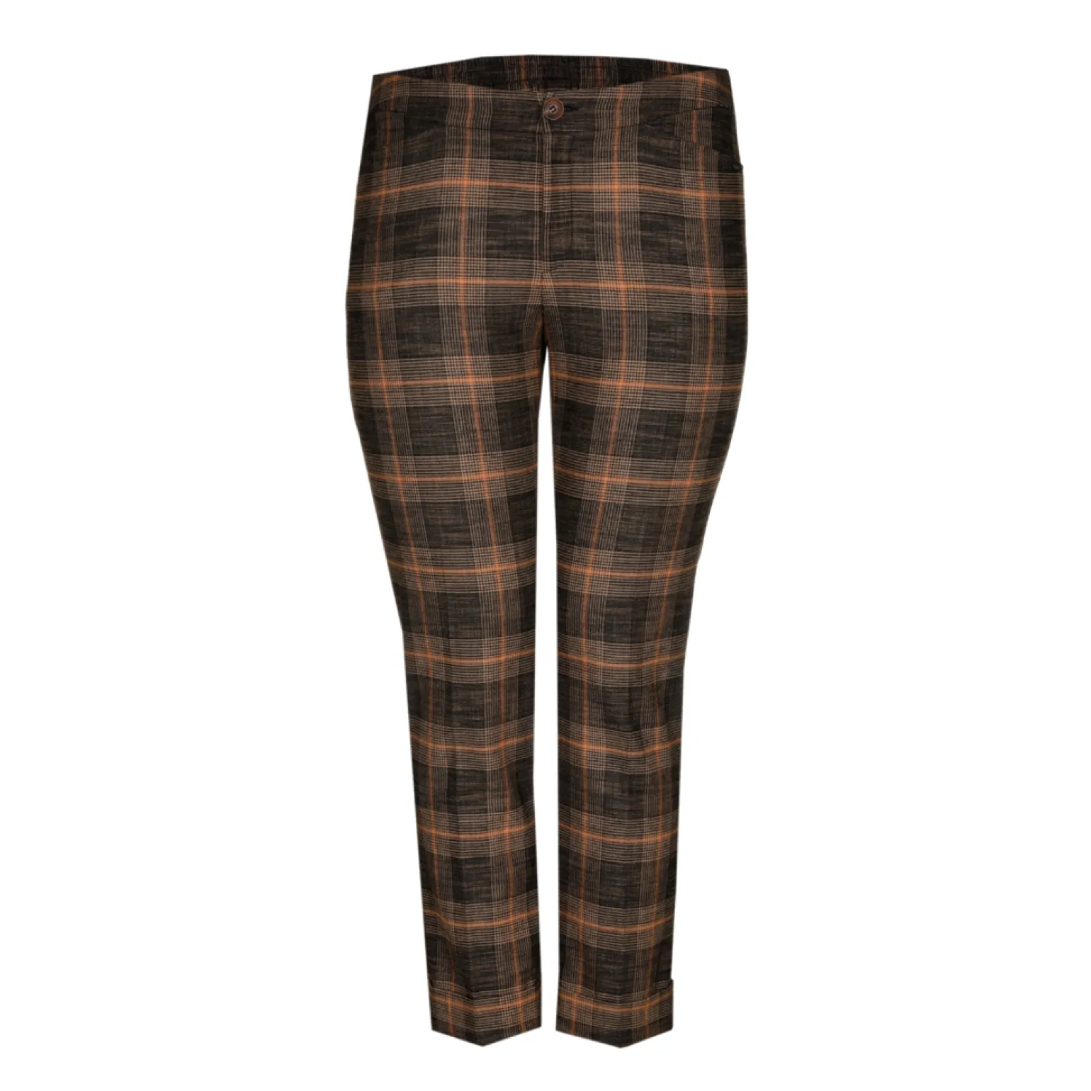 Karohose mit schmalem Bein