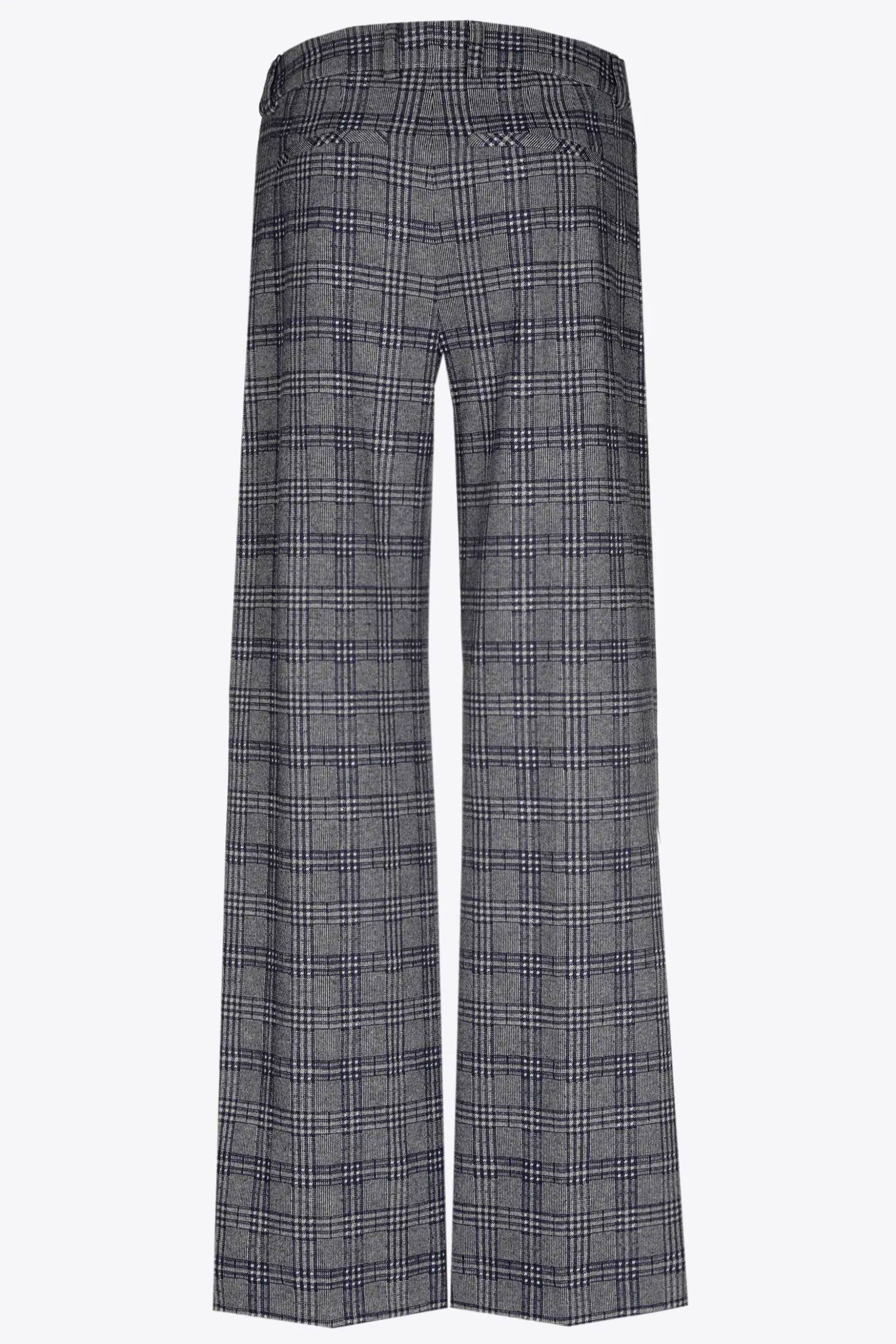 Karohose mit weitem Bein