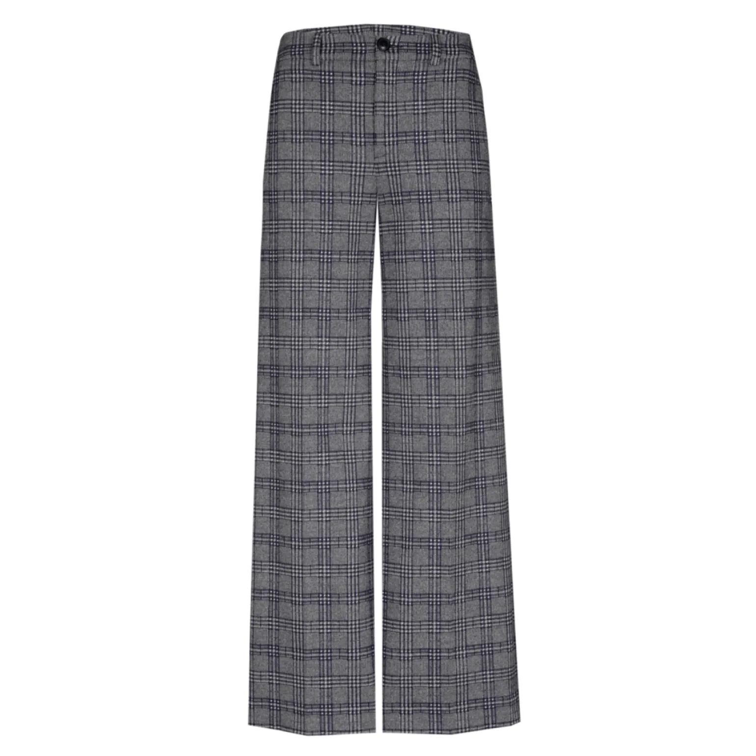 Karohose mit weitem Bein