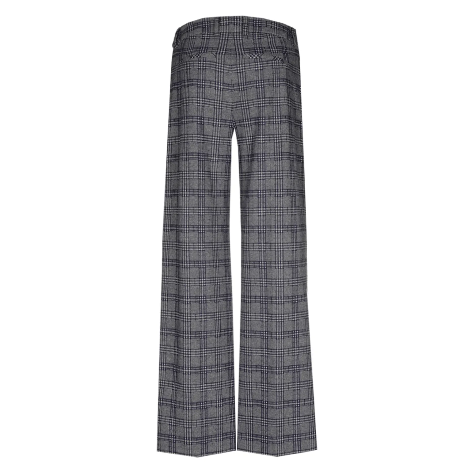 Karohose mit weitem Bein