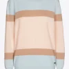 Kaschmirpullover mit Farbblockmuster