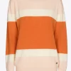 Kaschmirpullover mit Farbblockmuster