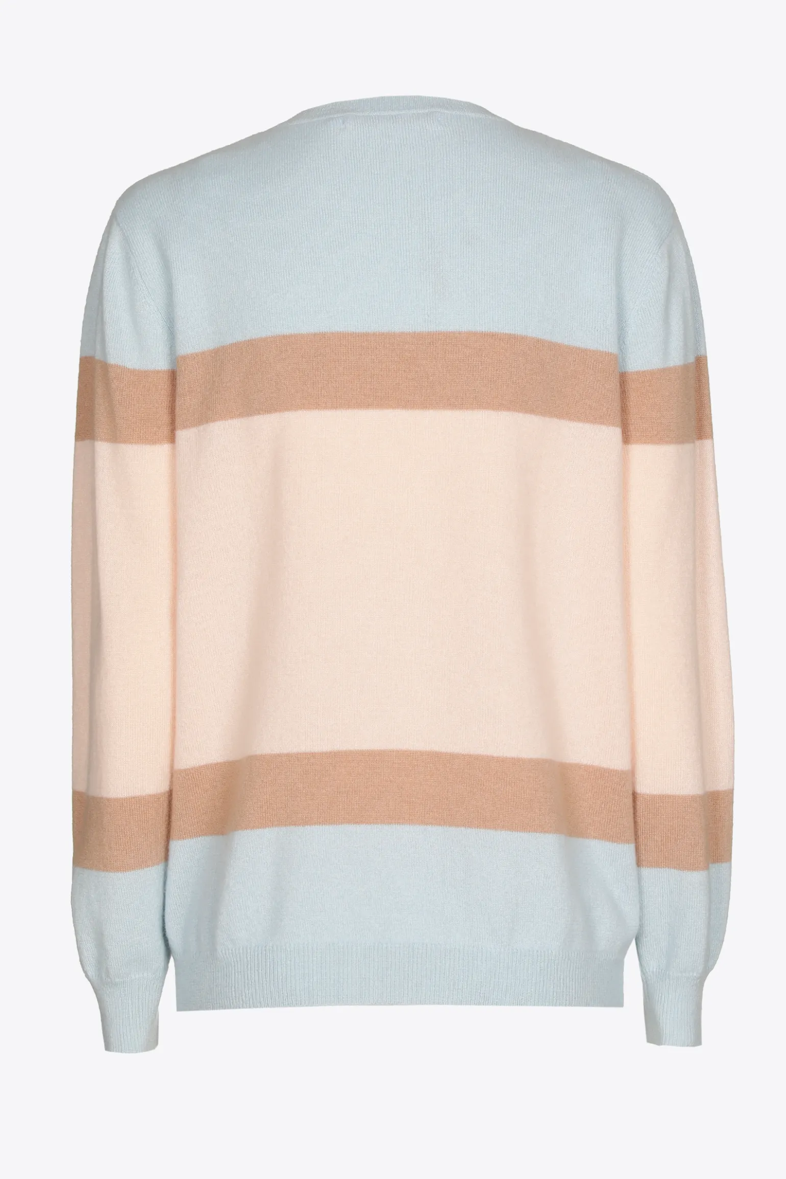 Kaschmirpullover mit Farbblockmuster
