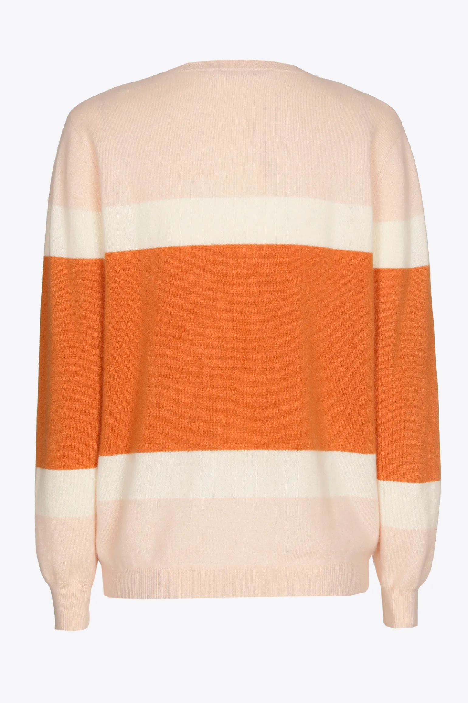 Kaschmirpullover mit Farbblockmuster